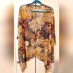 Cha Cha Vente overlay top, size 1X.